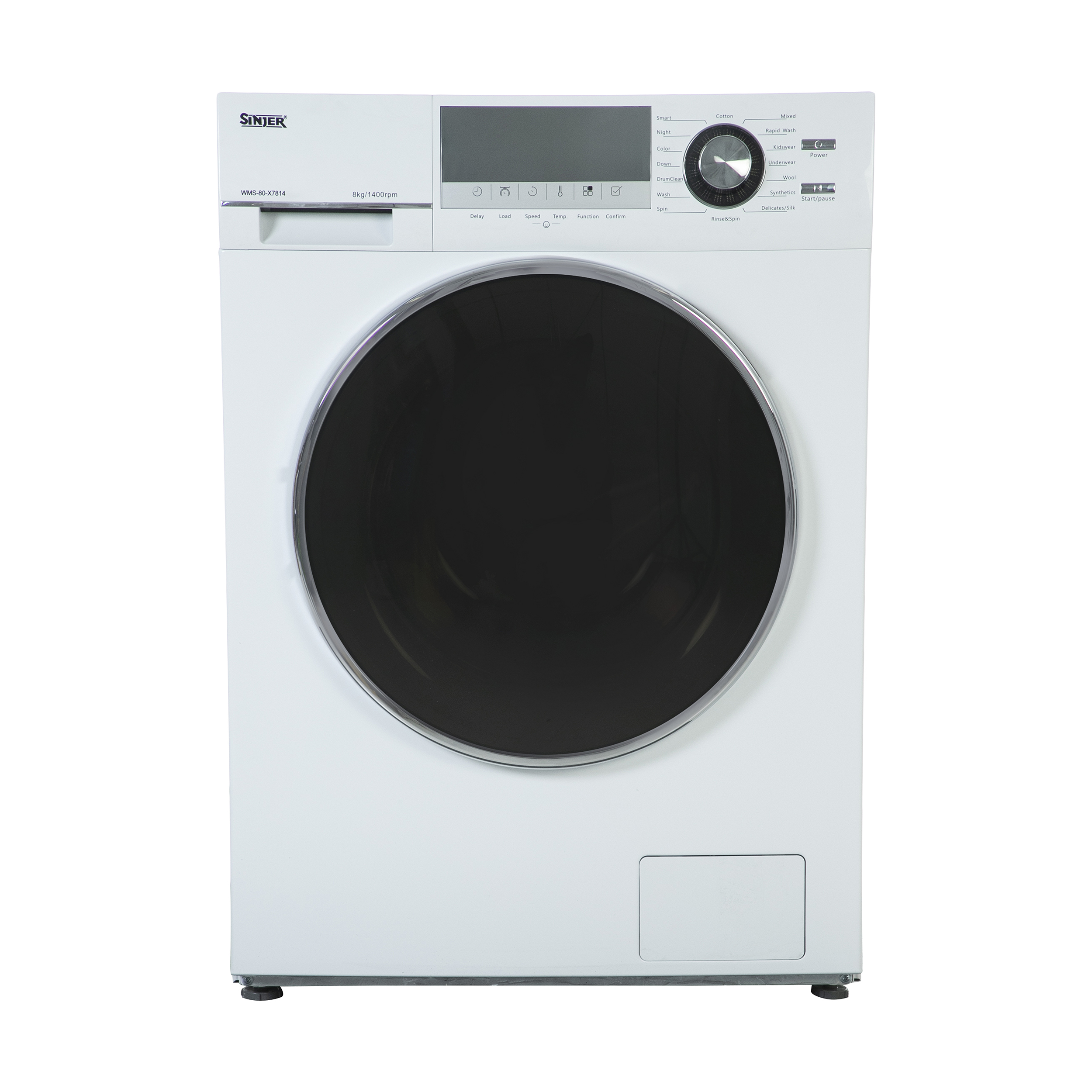 ماشین لباسشویی سینجر مدل wms 80 x7814 ظرفیت 8 کیلوگرم