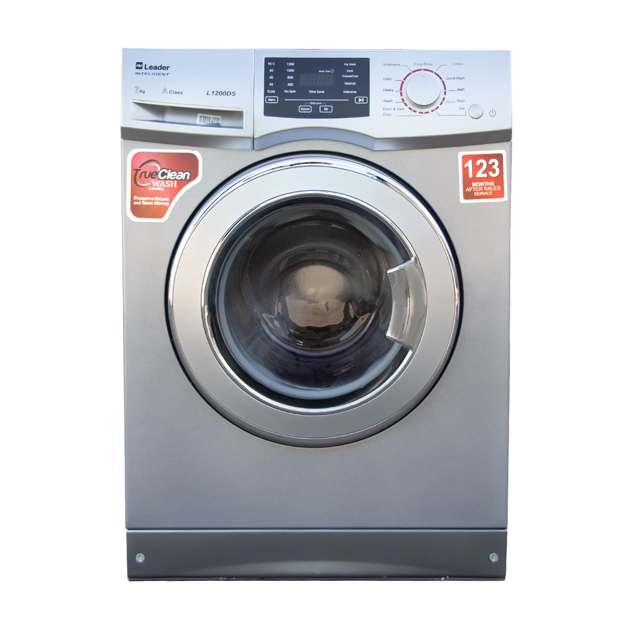 ماشین لباسشویی لیدر مدل l1200 ظرفیت 7 کیلوگرم