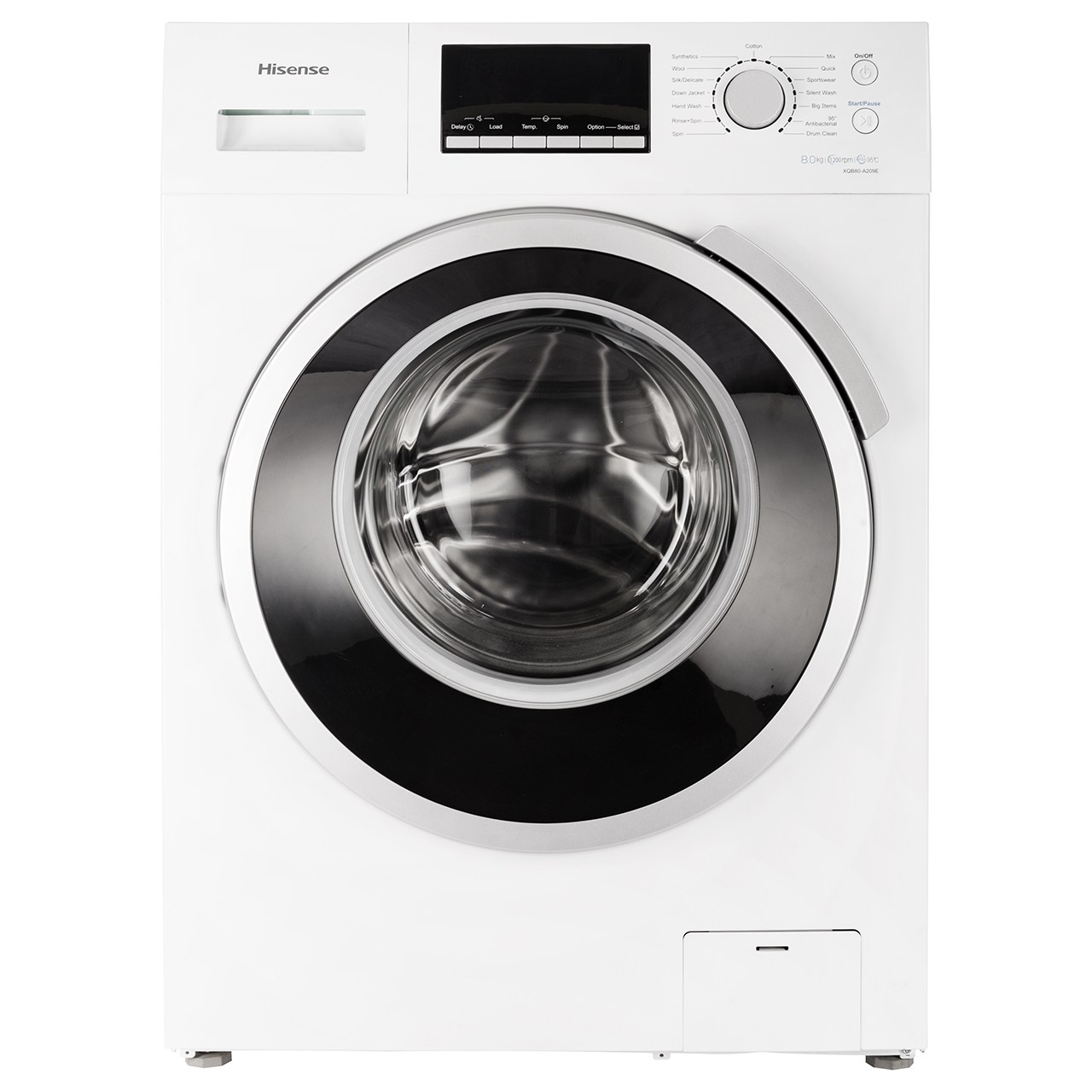 ماشین لباسشویی هایسنس مدل wfh8012d ظرفیت 8 کیلوگرم