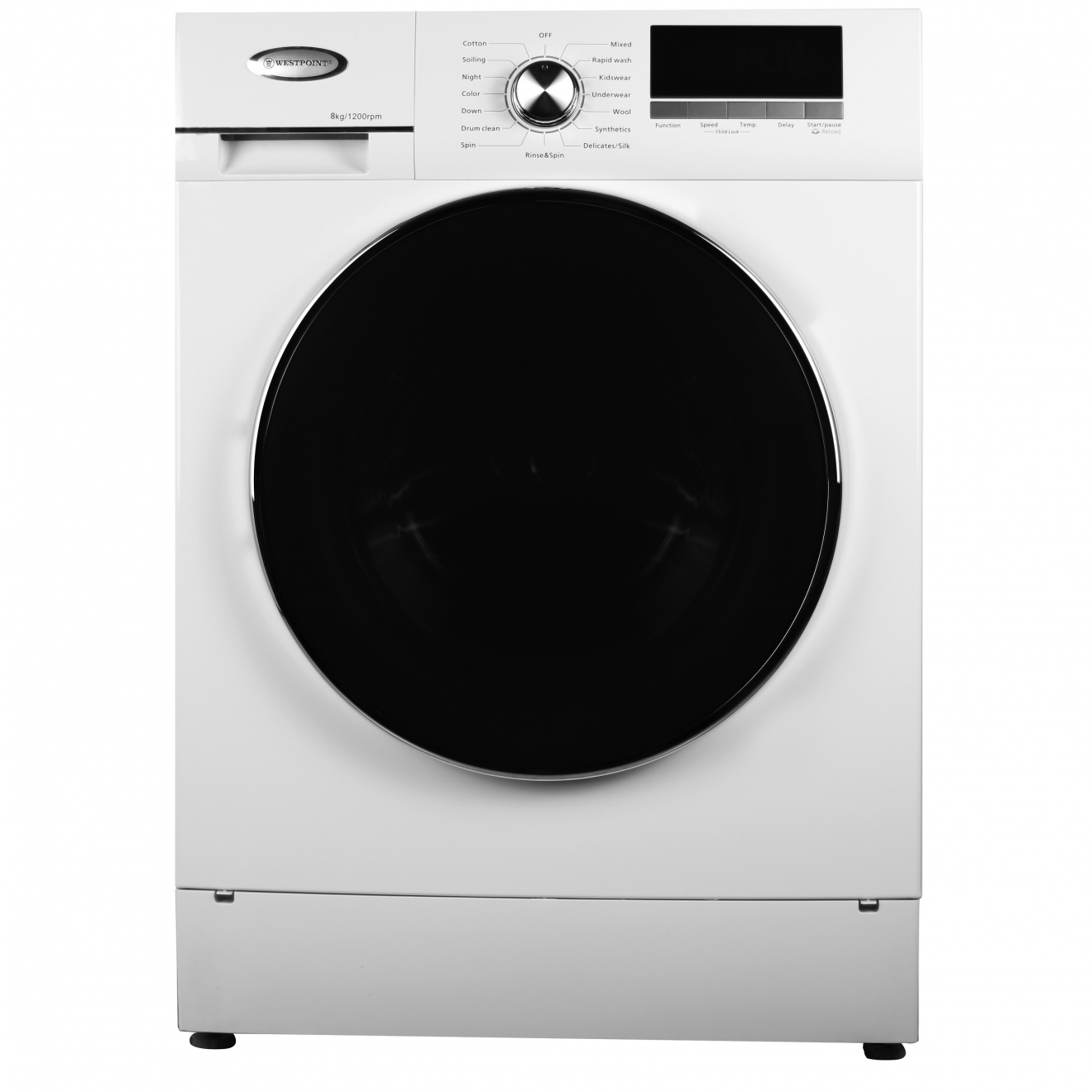 ماشین لباسشویی وست پوینت مدل wmx81219 e ظرفیت ۸ کیلوگرم
