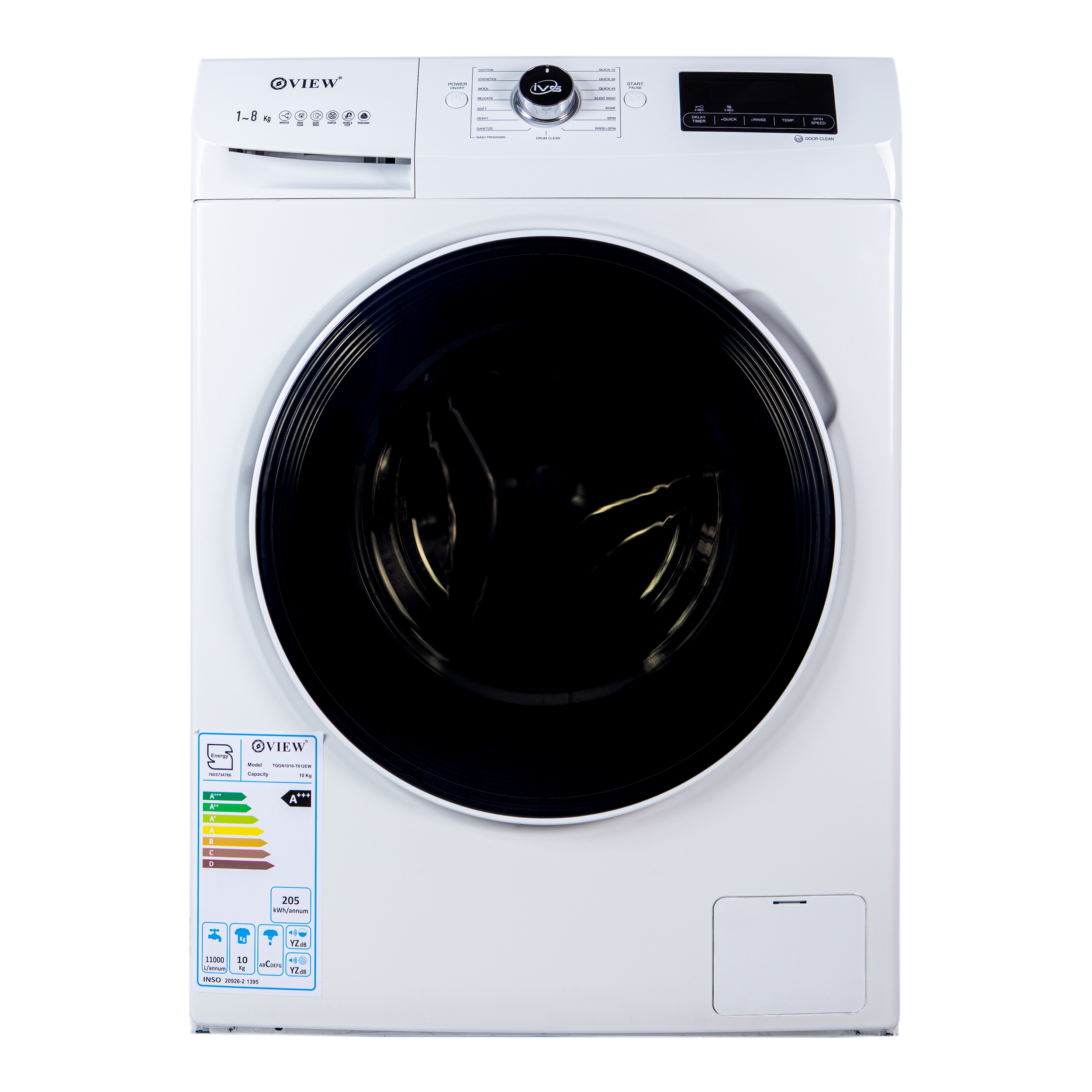 ماشین لباسشویی وی یو مدل qgn808 t612