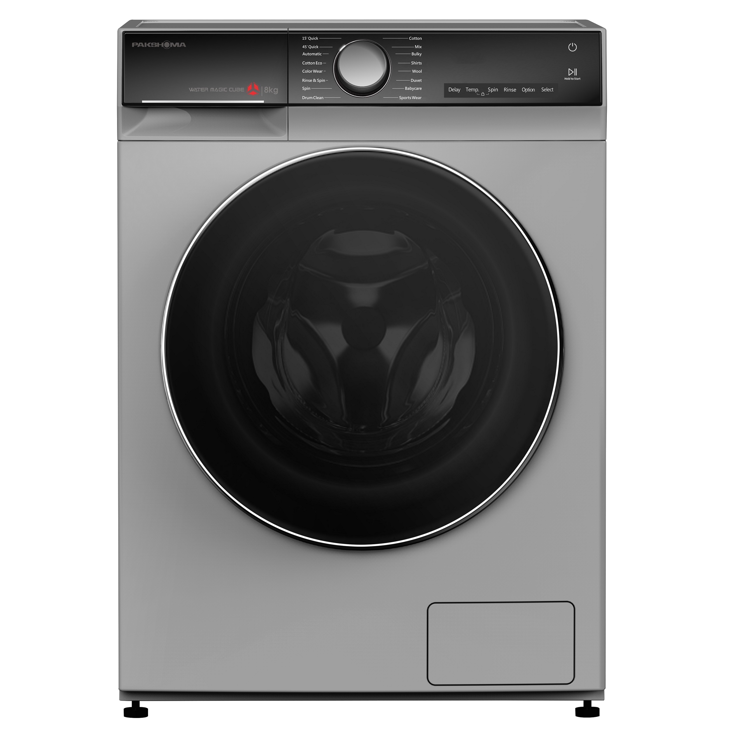 ماشین لباسشویی پاکشوما مدل tfb  86408 st ظرفیت 8 کیلوگرم