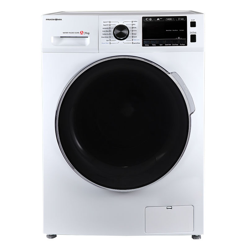 ماشین لباسشویی پاکشوما مدل tfb 96402 wt ظرفیت 9 کیلوگرم