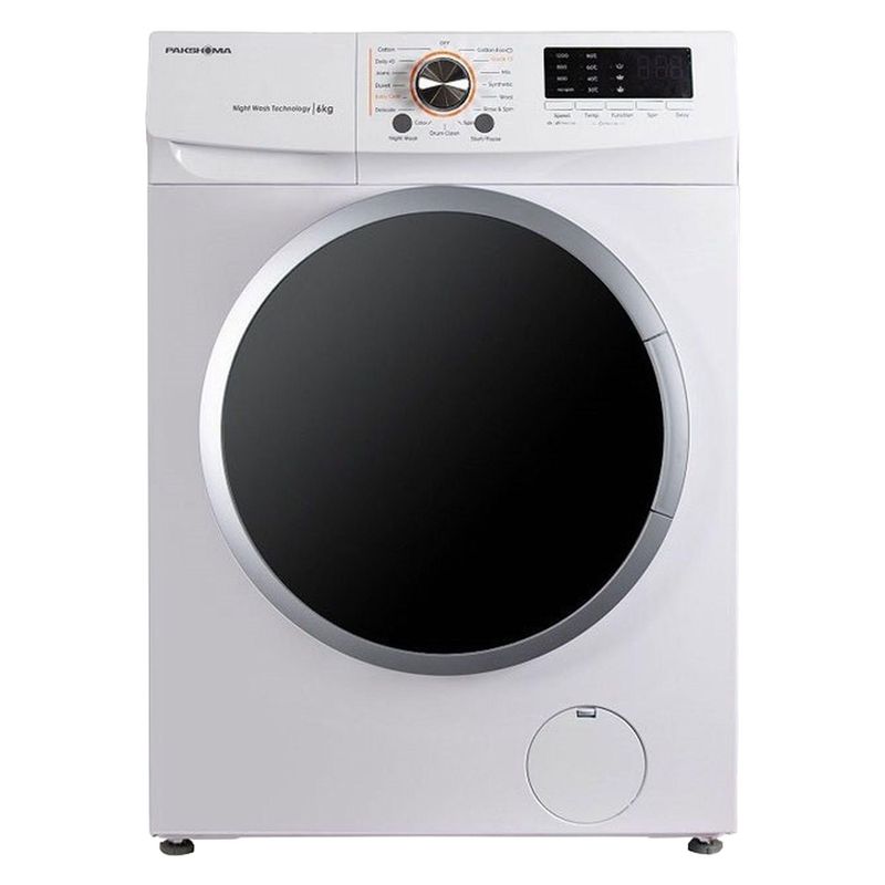 ماشین لباسشویی پاکشوما مدل uwf 20800 iwt ظرفیت 8 کیلوگرم
