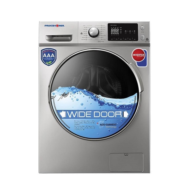 ماشین لباسشویی پاکشوما مدل wfi 83413 ظرفیت 8 کیلوگرم