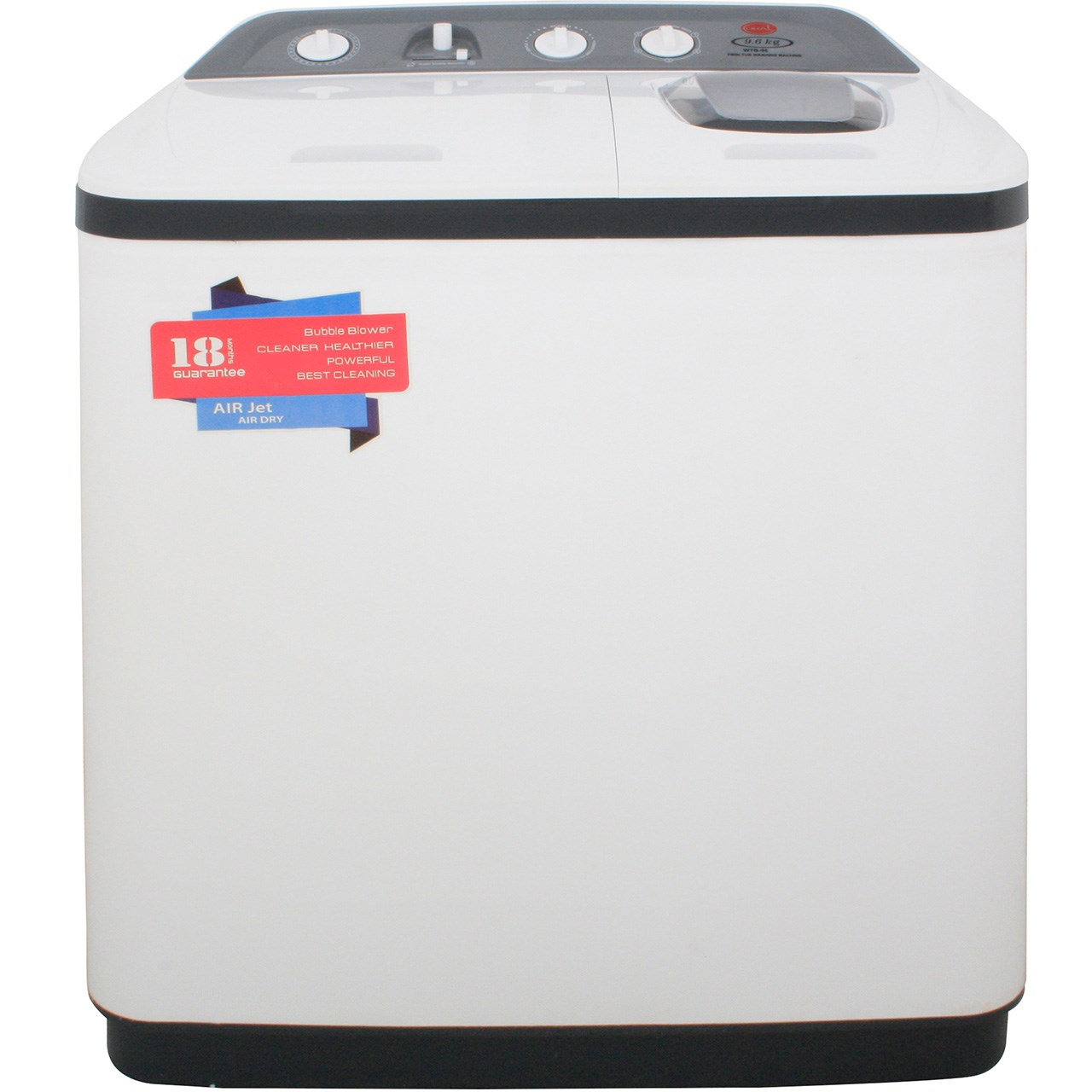 ماشین لباسشویی کرال مدل wtb9613ln با ظرفیت 9.6 کیلوگرم