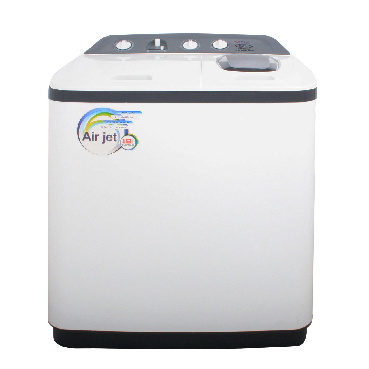 ماشین لباسشویی کروپ مدل cwt 9524aj با ظرفیت 9.5 کیلوگرم