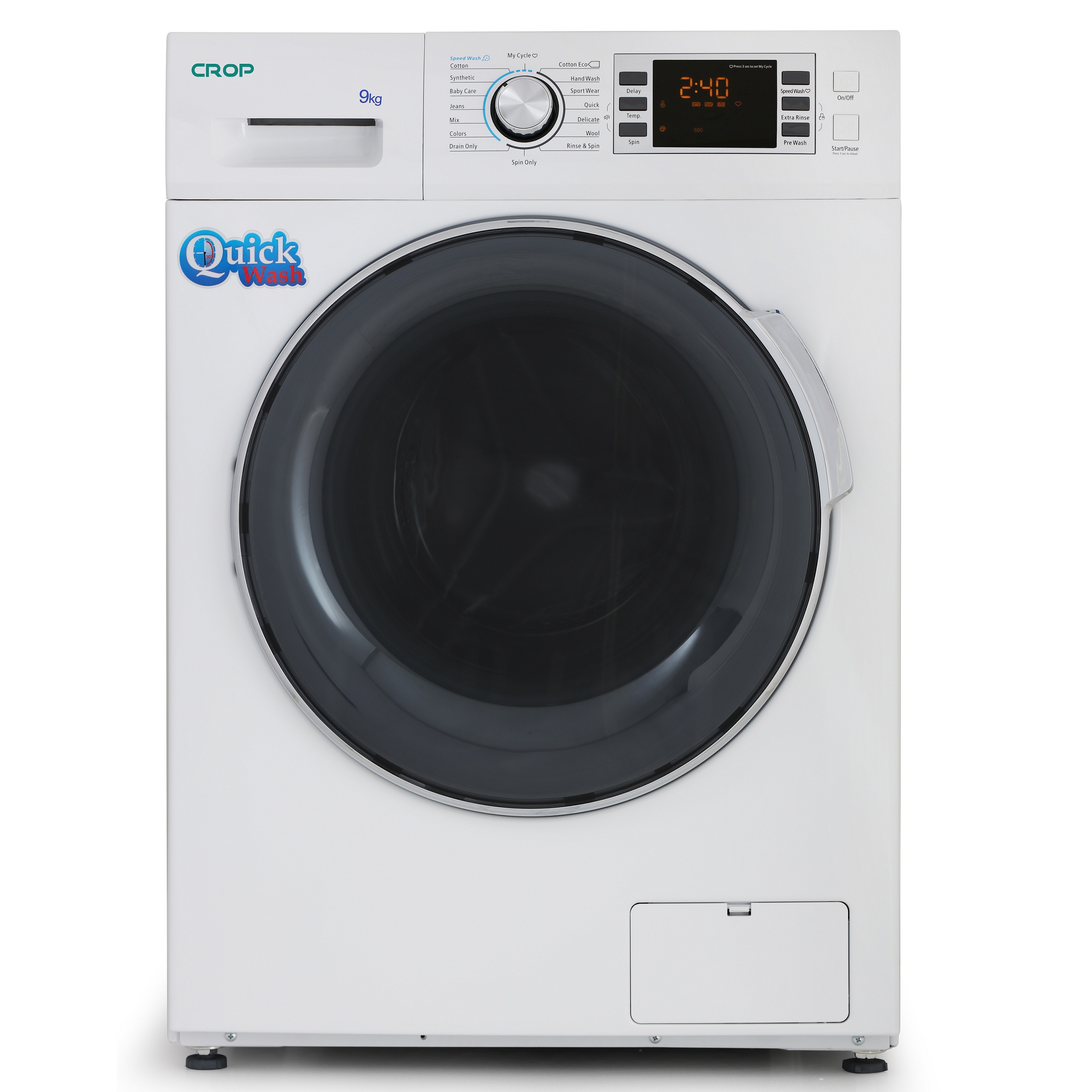 ماشین لباسشویی کروپ مدل wfm 29406 ظرفیت 9 کیلوگرم