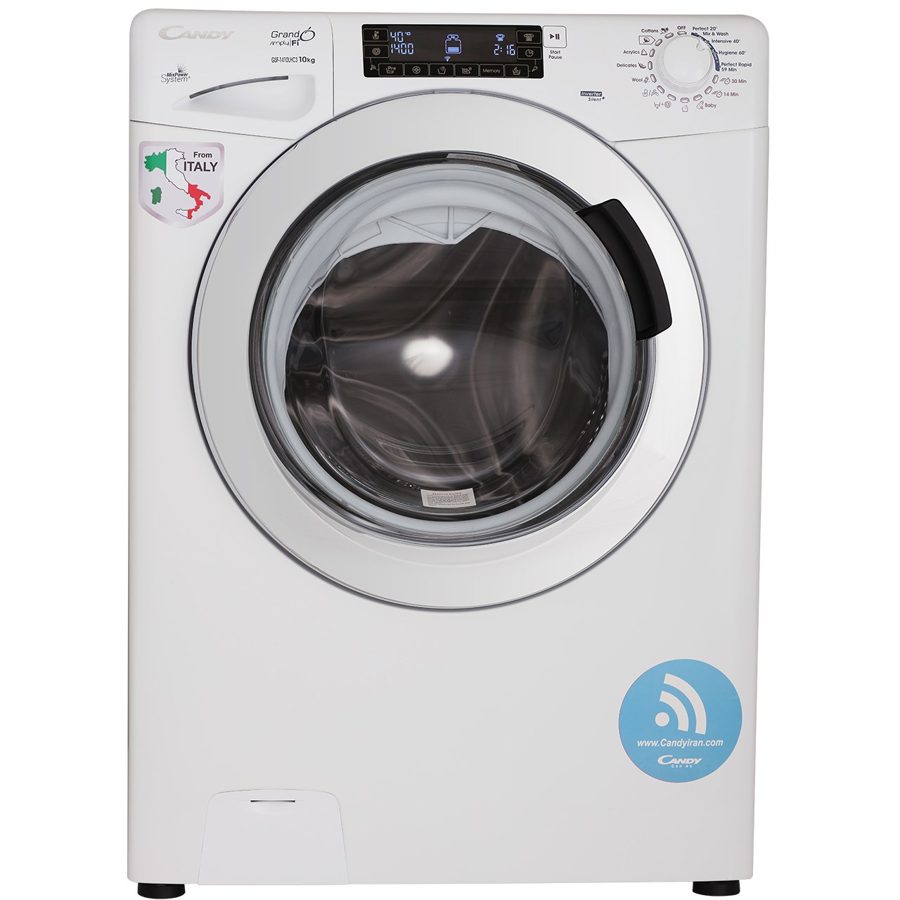 ماشین لباسشویی کندی مدل gsf 1410 با ظرفیت 10 کیلوگرم