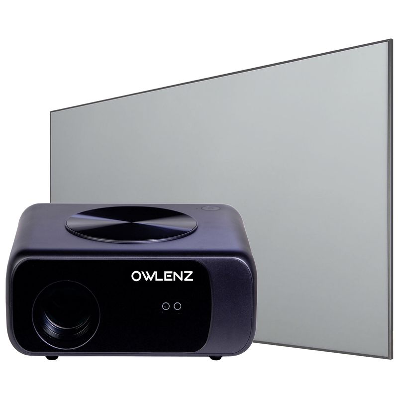 مینی ویدئو پروژکتور النز مدل sd550 به همراه پرده نمایش