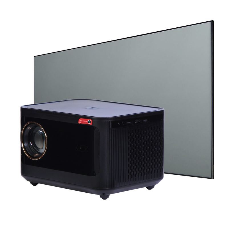 مینی ویدئو پروژکتور مدل x9 digital به همراه پرده نمایش