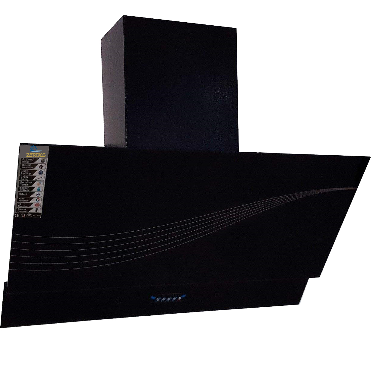 هود آشپزخانه زرتوس مدل sd102 سایز 90