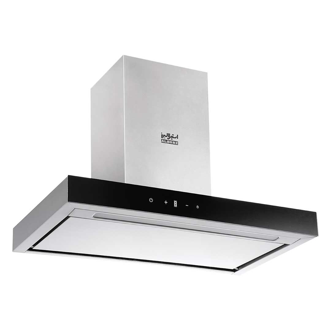 هود جزیره ای استیل البرز مدل sa207 سایز 90