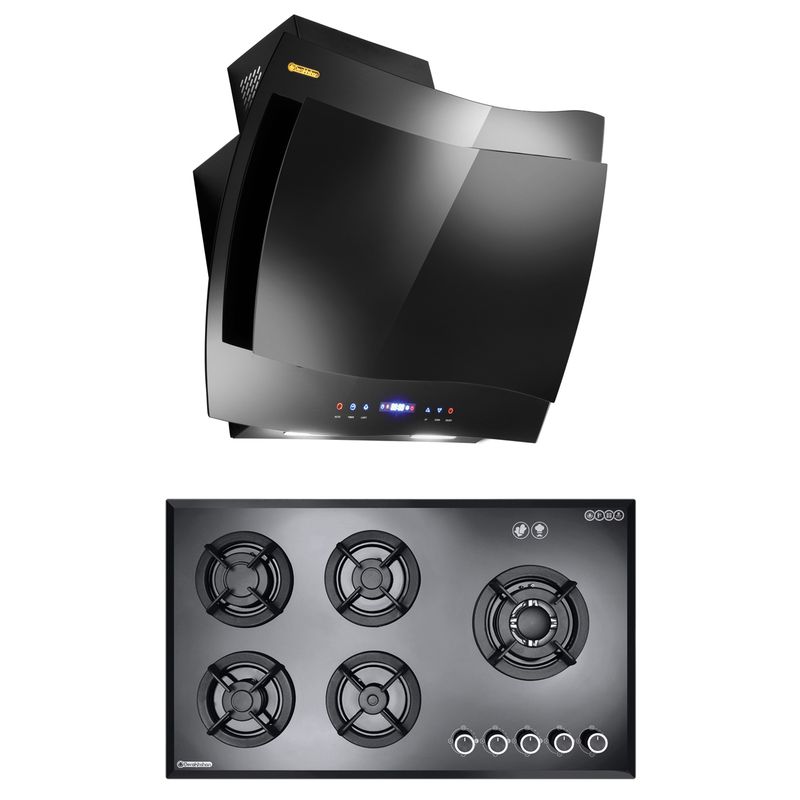هود و اجاق گاز صفحه ای درخشان مدل فریز g602