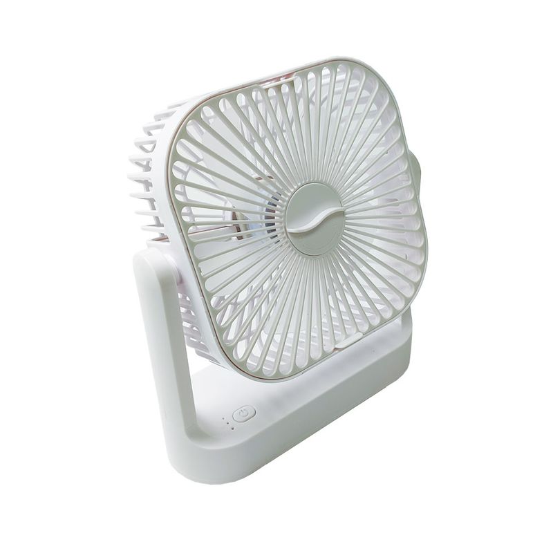 پنکه رومیزی شارژی مدل mini کد 617 ظرفیت 1200 میلی‌آمپر ساعت
