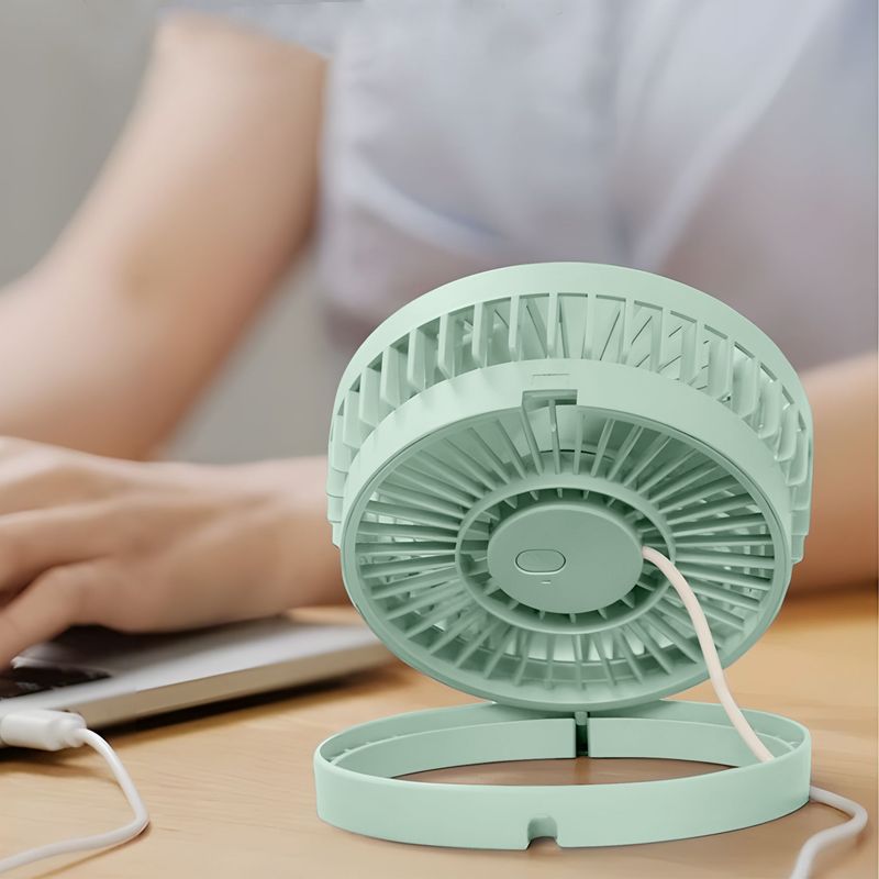 پنکه رومیزی مدل usb foldaing fan f17