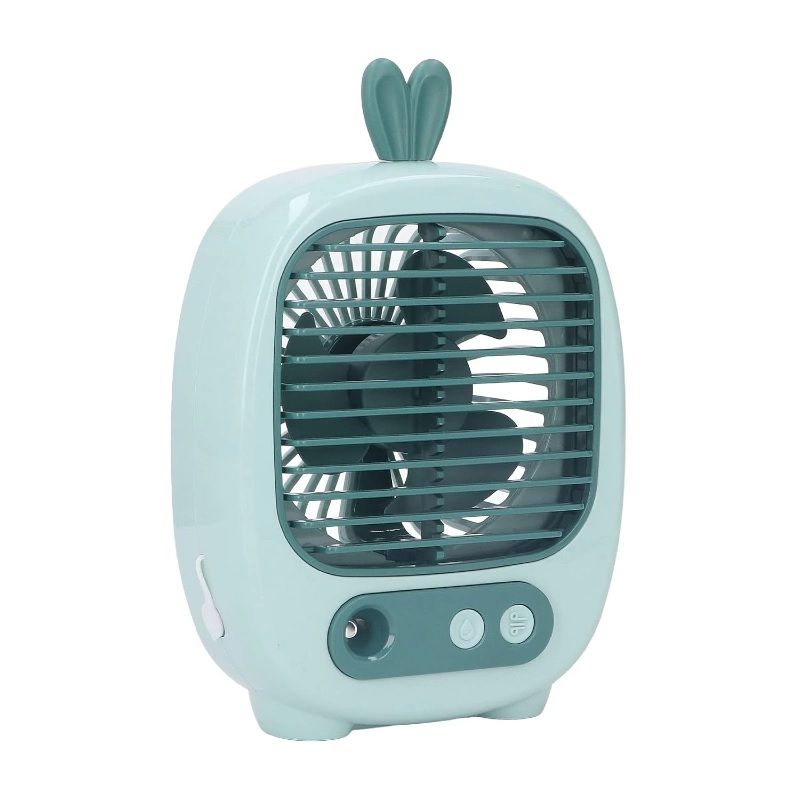 پنکه رومیزی مدل مه پاش طرح خرگوش کد cs1315 ظرفیت 2600 میلی آمپر ساعت