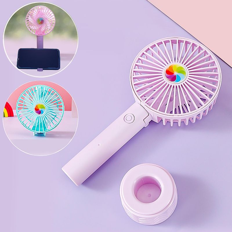 پنکه شارژی مدل mini fan 2628 ظرفیت 1200 میلی آمپر ساعت