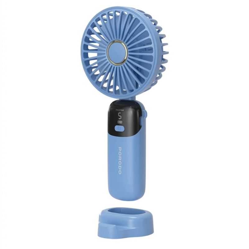 پنکه شارژی پرودو مدل chillo flex pdlfsts5wh ظرفیت ۱۲۰۰ میلی آمپر ساعت