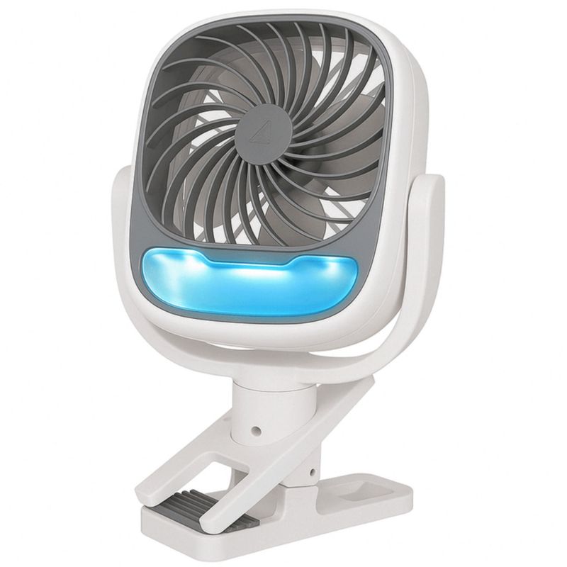 پنکه شارژی گیره‌ای مدل arctic cool ظرفیت 2400 میلی آمپر ساعت