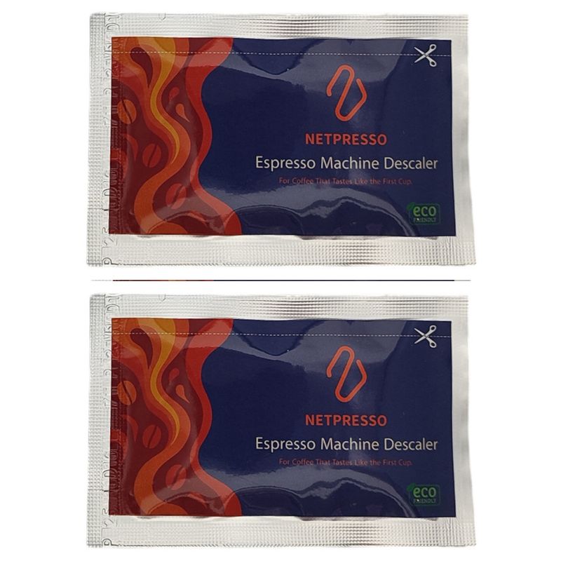 پودر جرم گیر اسپرسوساز نِت پرسو مدل دو قلو twinclean 2x بسته دو عددی
