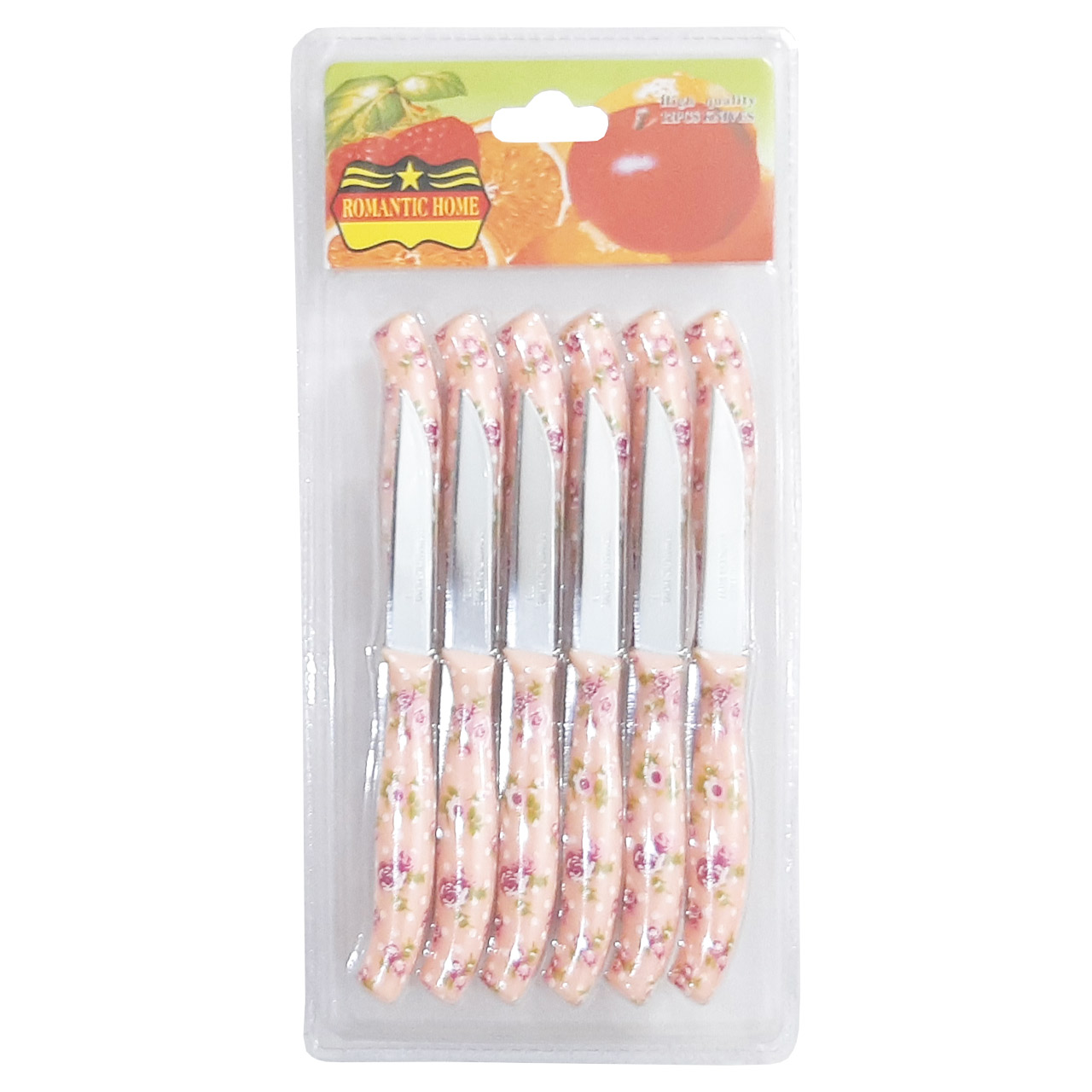 چاقو میوه خوری رمانتیک هوم کد a5 بسته 12 عددی