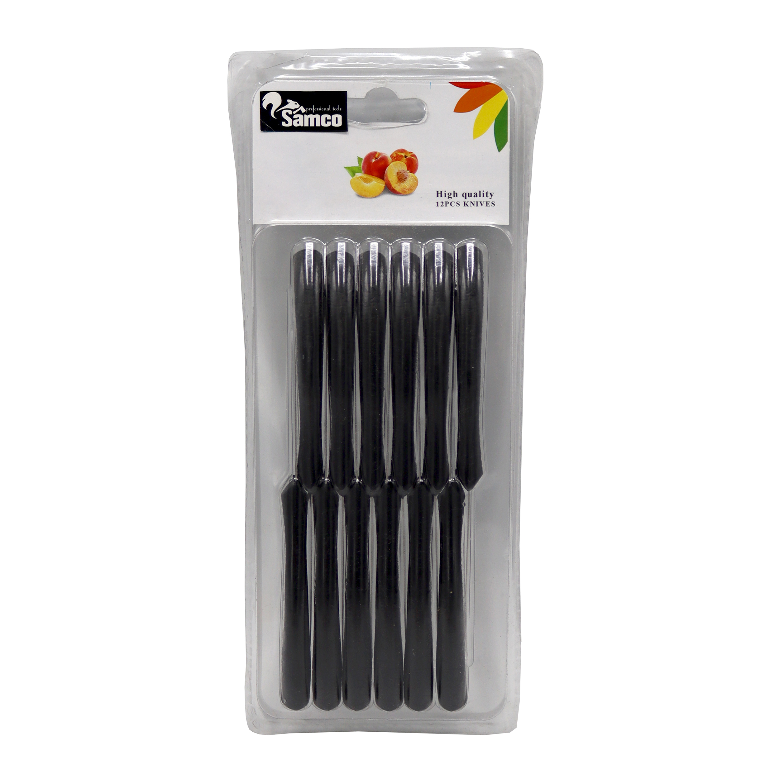 چاقو میوه خوری سامکو مدل ypd m 012 بسته 12 عددی