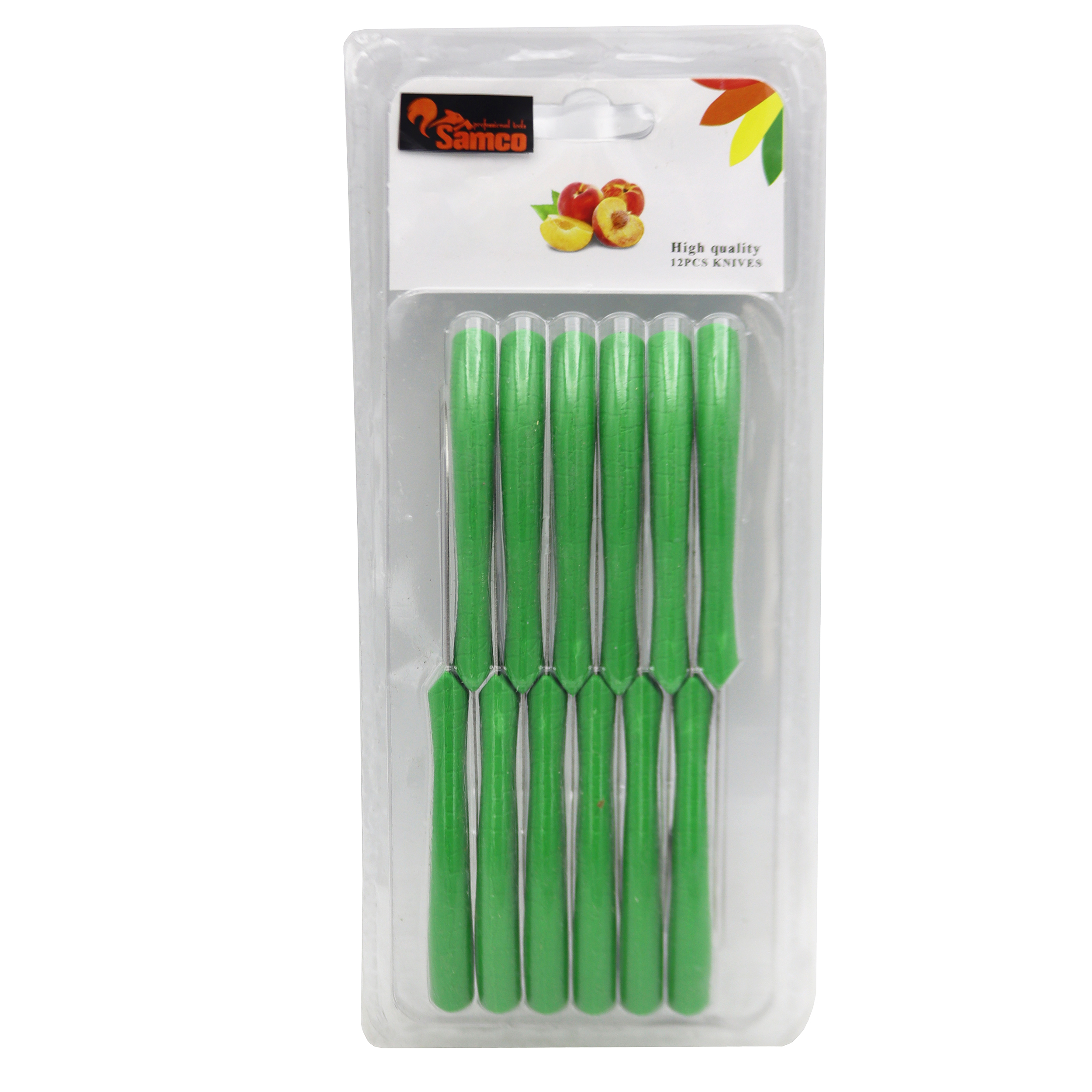 چاقو میوه خوری سامکو مدل ypd s 012 بسته 12 عددی