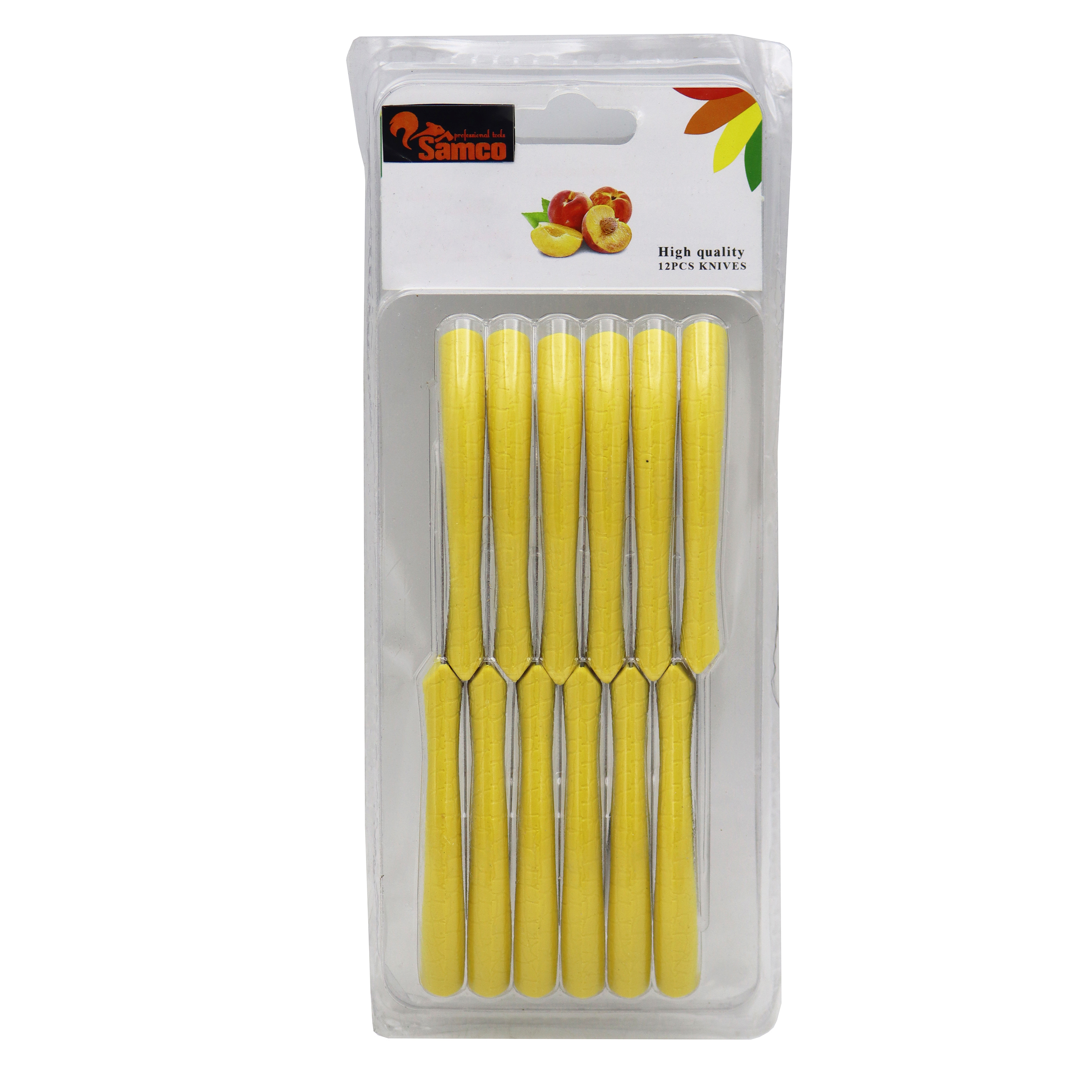 چاقو میوه خوری سامکو مدل ypd z 012 بسته 12 عددی