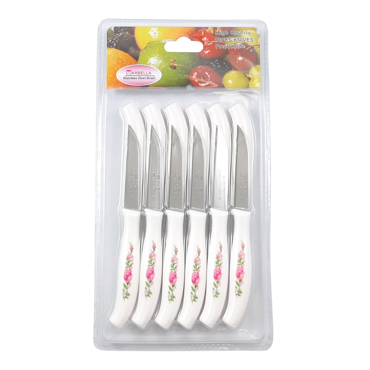 چاقو میوه خوری ماربلا کد m11 بسته 12 عددی
