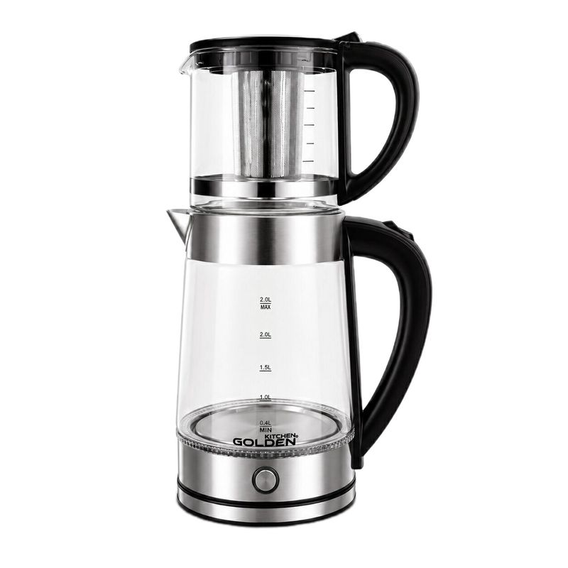 چای ساز روی هم گلدن کیچن مدل gk710