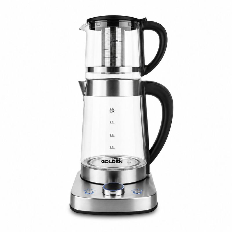چای ساز روی هم گلدن کیچن مدل gk760