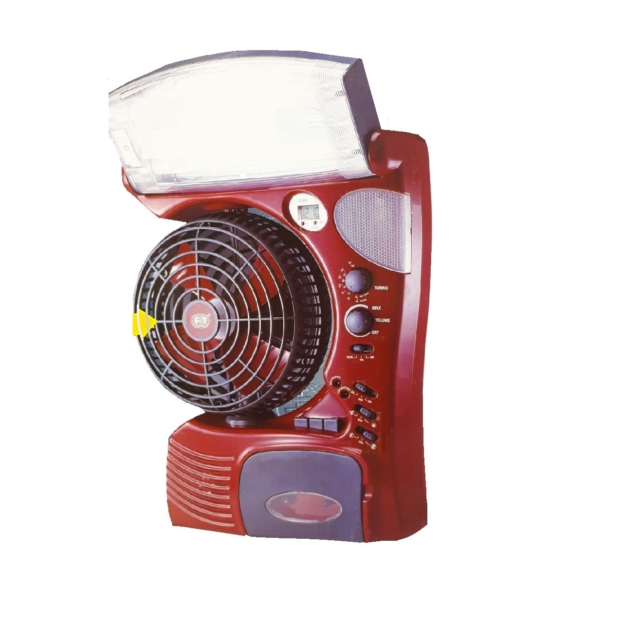 چراغ اضطراری و پنکه شارژی چند کاره مدل ۲۳۵۱
