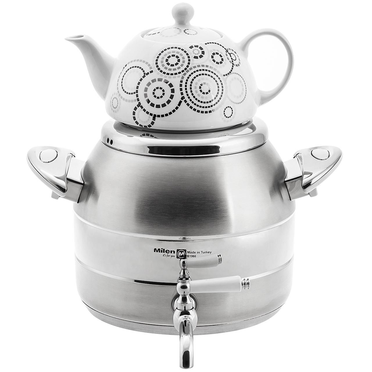 کتری و قوری شیردار میلن مدل kt 3000