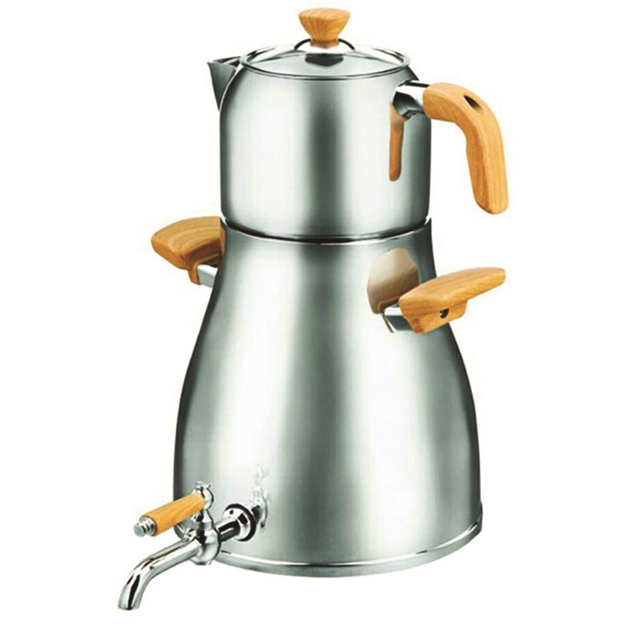 کتری و قوری شیردار کرکماز مدل montana platinium کد203