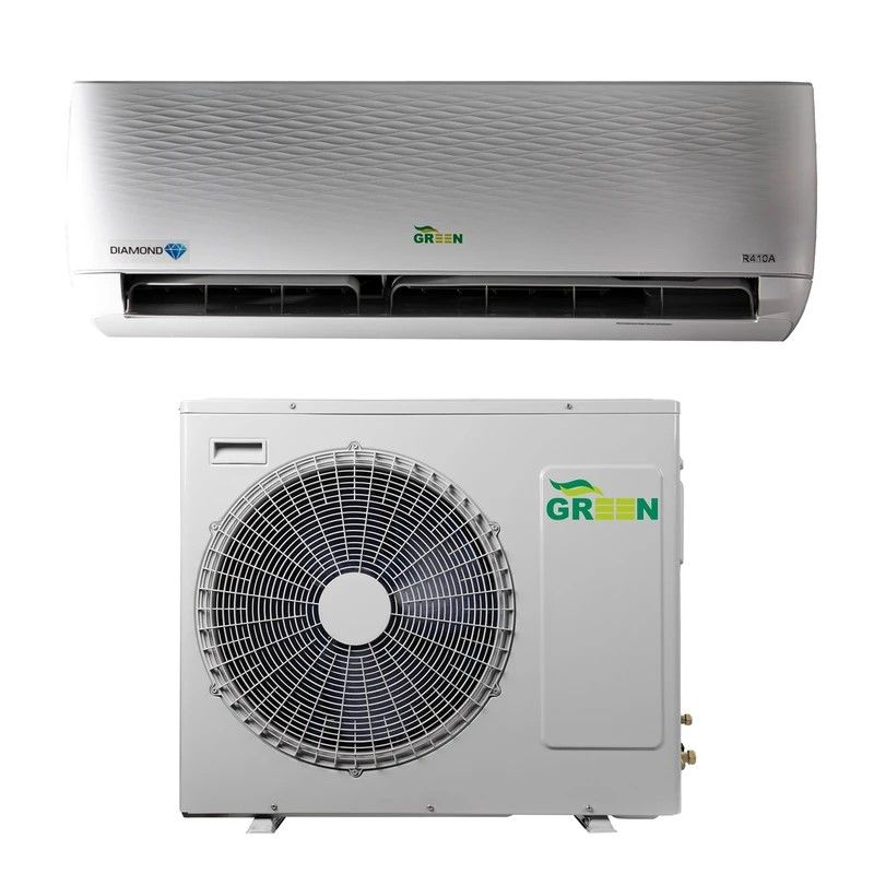 کولر گازی اسپلیت دیواری 24000 اینورتر گرین مدل دایموند gws h24p1t1a je